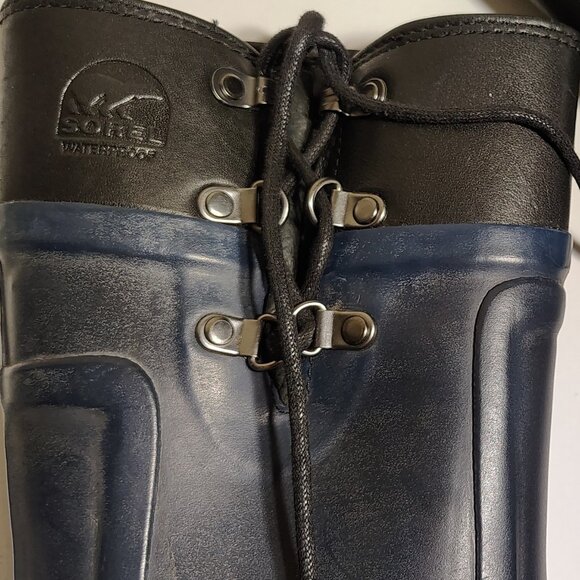 Sorel Women's 7.5 Rain Boot Lace Up Mid Length - Picture 6 of 7